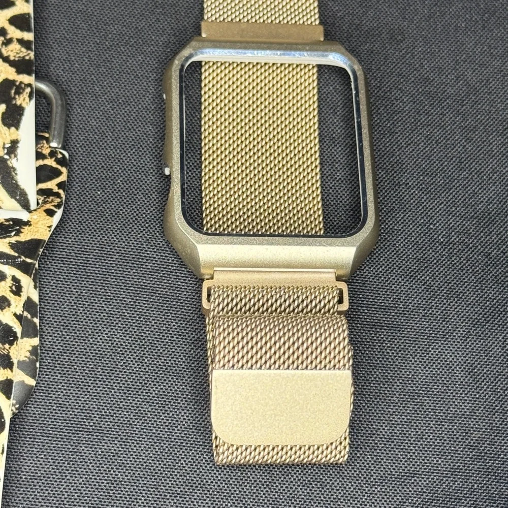 Apple Watch Leopard Print and Gold Watch Bands Bundle | NIP | 38/40/41mm